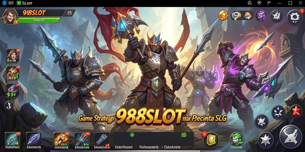 Tampilan antarmuka gameplay 988SLOT yang menarik dan penuh warna.