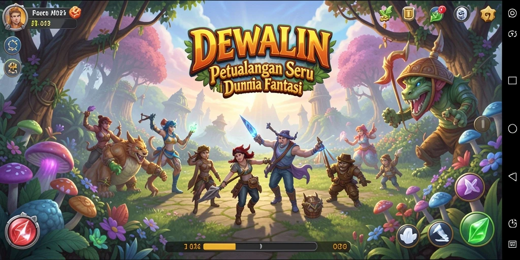 Tampilan menarik dari gameplay DEWALIN yang penuh petualangan.