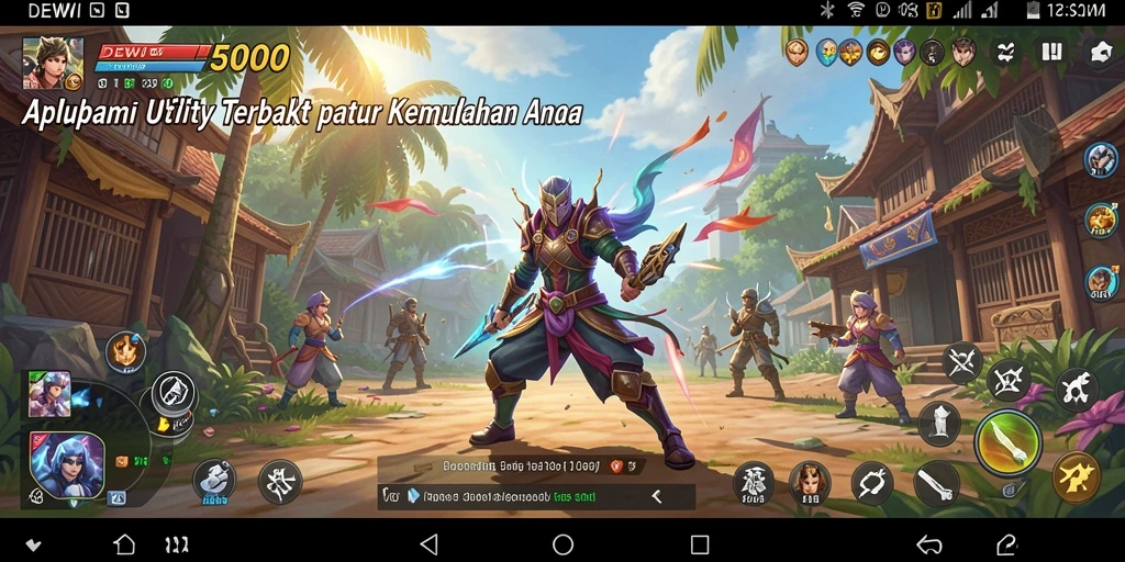 Tampilan utama DEWI5000 dengan fitur Utility yang menarik.