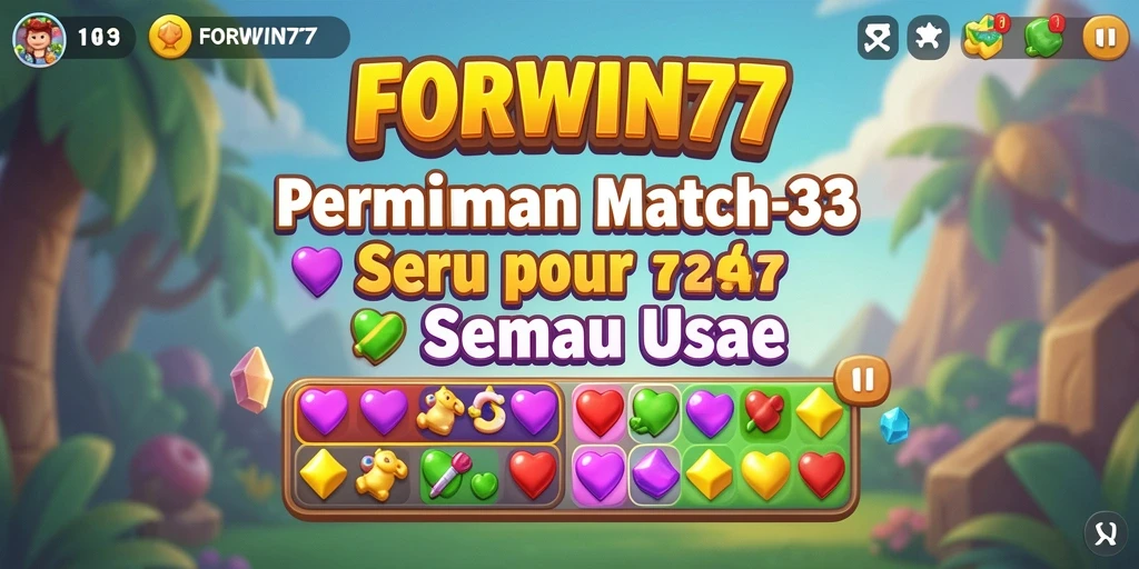 Tampilan vibrant dari gameplay FORWIN77 yang menarik.