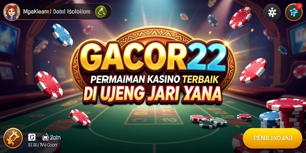 Screenshot GACOR22 menampilkan gameplay mendebarkan di Kasino.