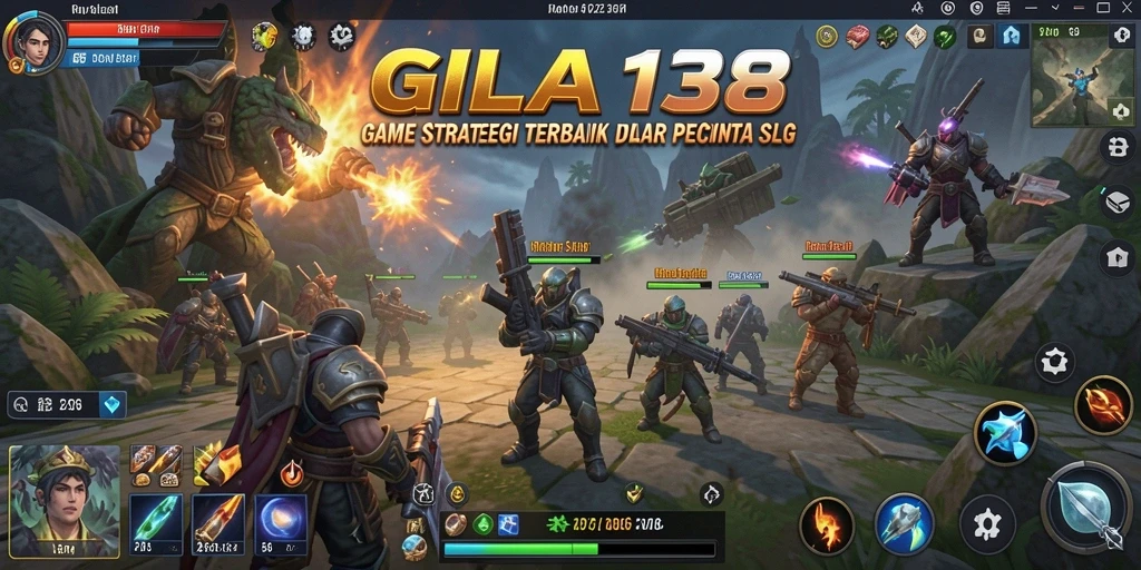 Tampilan gameplay menarik di GILA138 dengan elemen SLG.