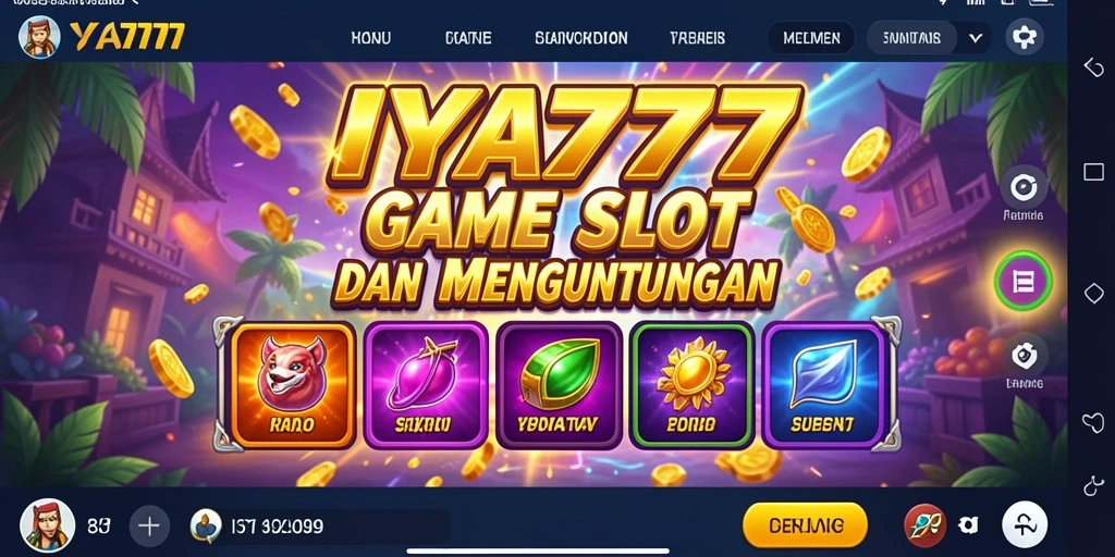 Screenshot gameplay IYA777 menampilkan keseruan bermain Slot.