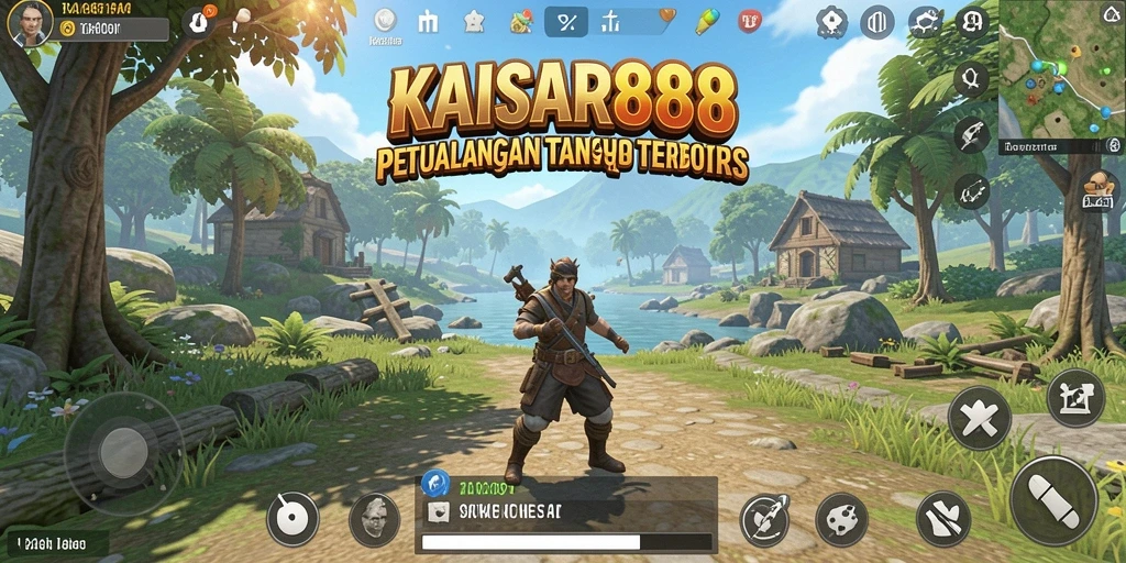 Screenshot gameplay KAISAR888 menampilkan dunia terbuka yang mengagumkan.