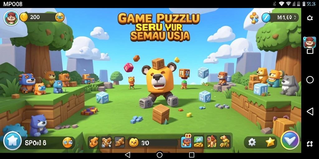 Tampilan seru gameplay MPO08 yang menantang dan menarik.
