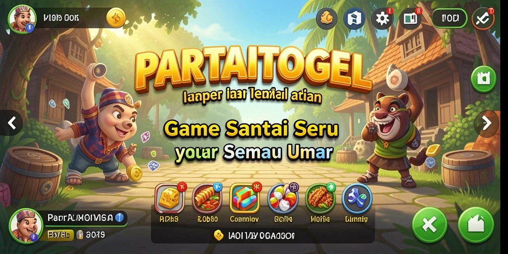 Tampilan gameplay PARTAITOGEL yang seru dan menarik.