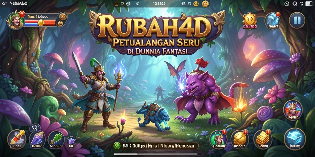 Screenshot RUBAH4D menunjukkan gameplay petualangan yang seru dan menakjubkan.