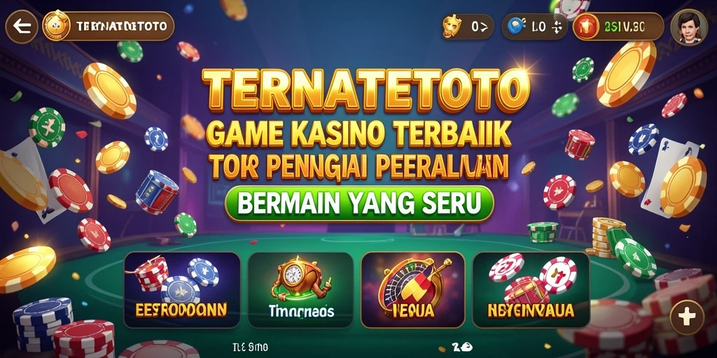 Screenshot TERNATETOTO menampilkan gameplay Kasino yang mendebarkan dengan grafis menawan.