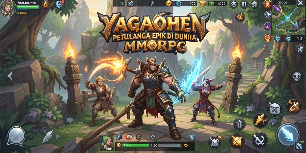 Tampilan gameplay YAGAOHEN yang menakjubkan dan penuh aksi.
