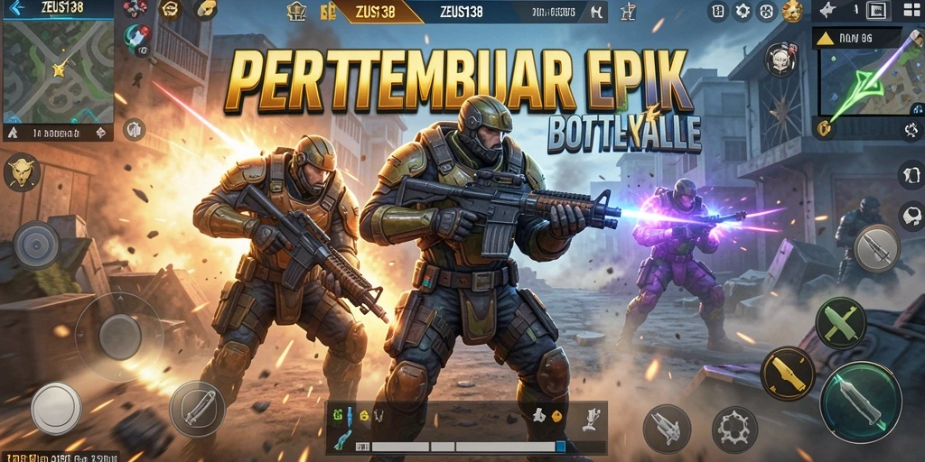 Tangkapan layar menunjukkan aksi pertempuran seru di ZEUS138.